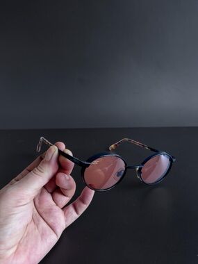 Serengeti Oval Sunglasses Vintage Tinted Lens Retro Unisex